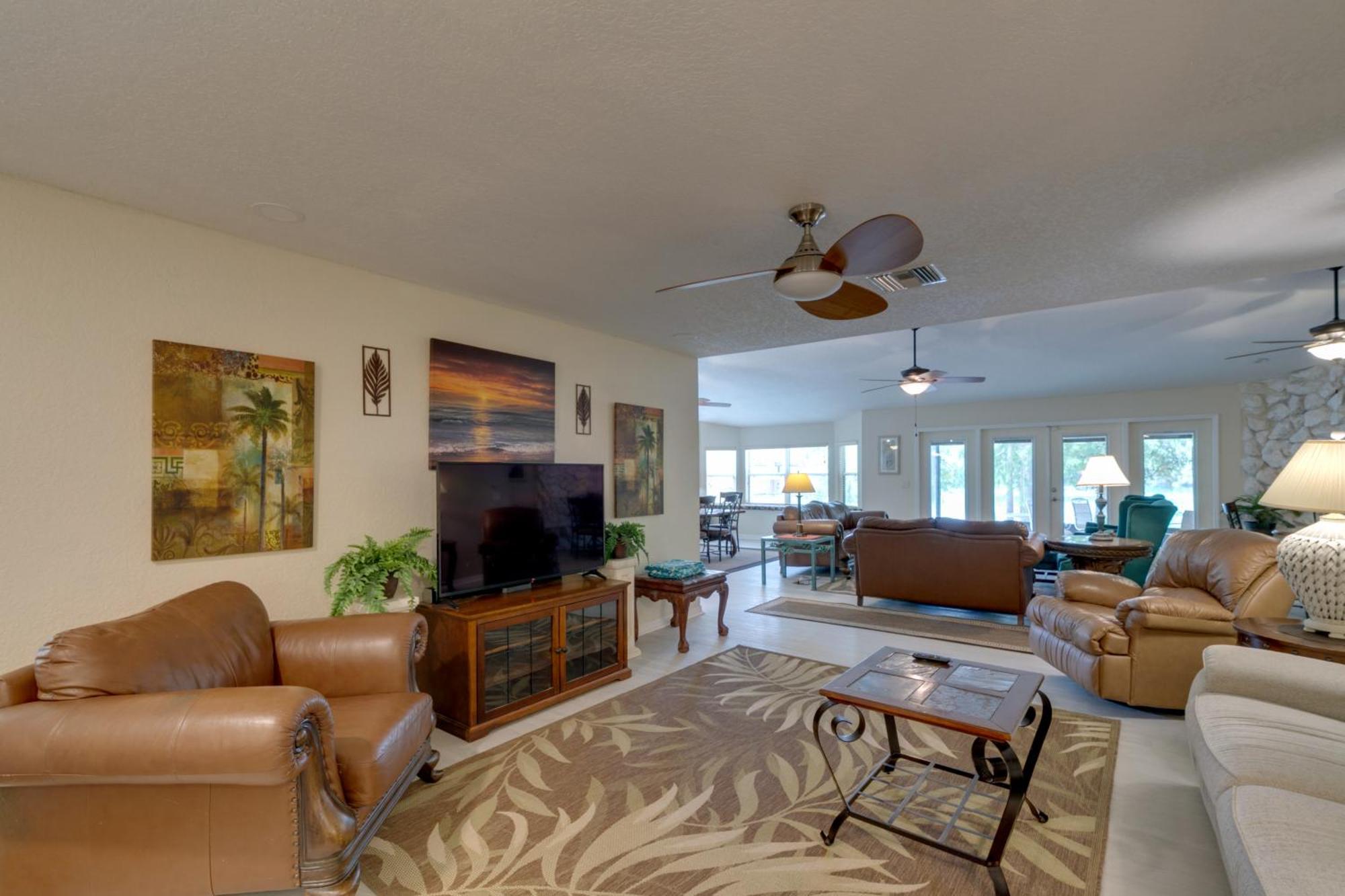 Waterfront Dunnellon Home With Private Dock And Lanai! Exterior foto